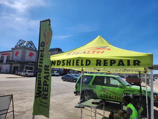 Image of the tent location
